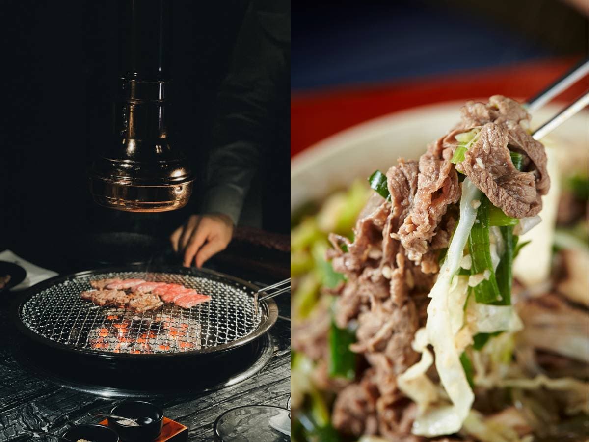 Comparison photo of Bulgogi and Korean BBQ