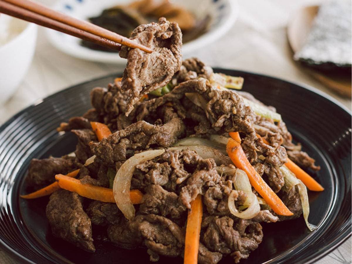 Korean beef bulgogi a.k.a so-bulgogi