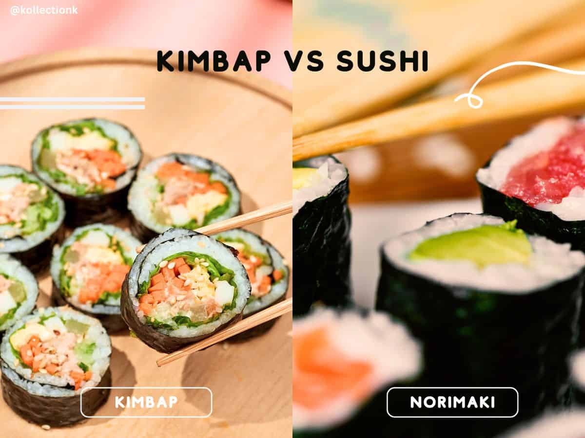 kimbap vs sushi
