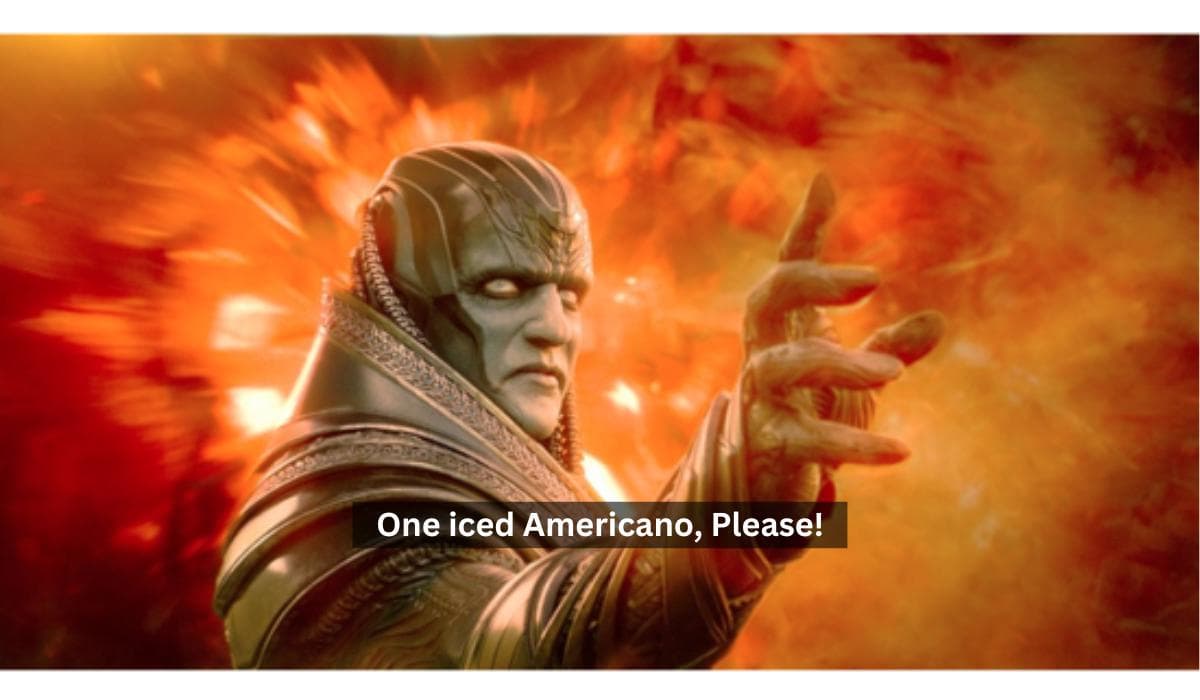 meme of One iced Americano, Please!