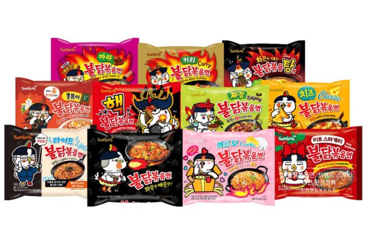 korean fire noodle series