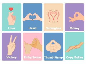 Korean Finger Hearts: Hand Gestures 101 - KollectionK